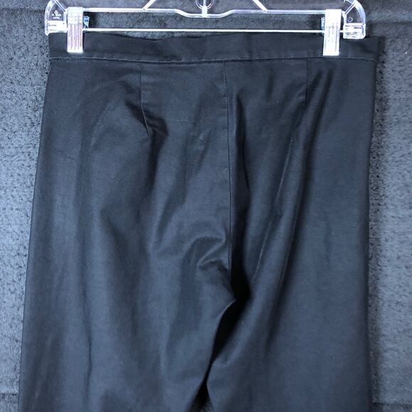 Banana Republic Womens Pants Black Devon Mid Rise Pull On Side Zip Stretch 6 - Picture 10 of 11